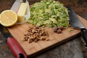 Brussels Sprouts Chiffonade Ingredients