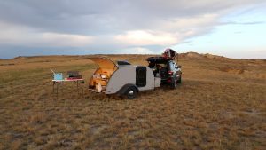 Camp in Grasslands